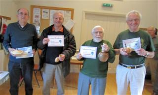 Winners of the October certificates
